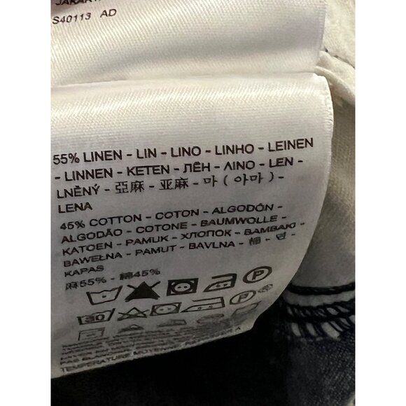 Levis Mens Linen Blend Shorts Size 31 Beach Resort Vacation - Picture 4 of 12